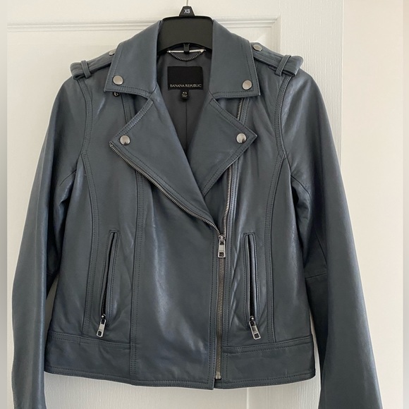Banana Republic Leather jacket. Xs - Picture 3 of 4